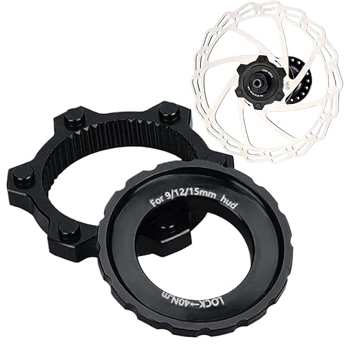 Fahrrad-Centerlock-Adapter, Centerlock Auf 6-Loch Adapter, Aluminiumlegierung Fahrradteil für 6-fach-Scheibenbremsen Mountainbikes Fahrräder & Dirtbikes - Ruaus