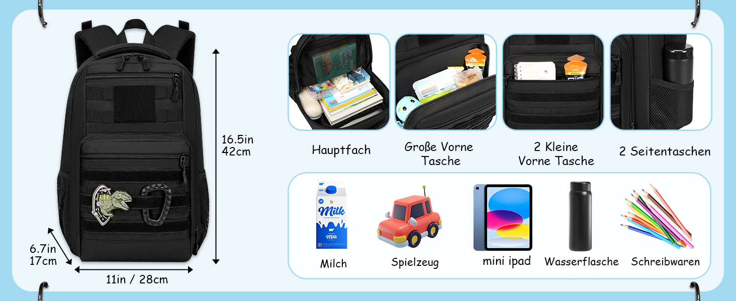 klein herren wanderrucksack