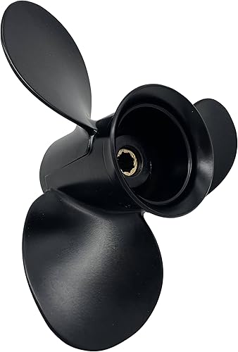 SLEIPNIR Propeller 9x10 1/2 für Mercury Außenborder 3-Blatt-Aluminiumpropeller 8 Zähne rechts OEM-Nr.: 48-828158A12 9x10,5 - Ruaus
