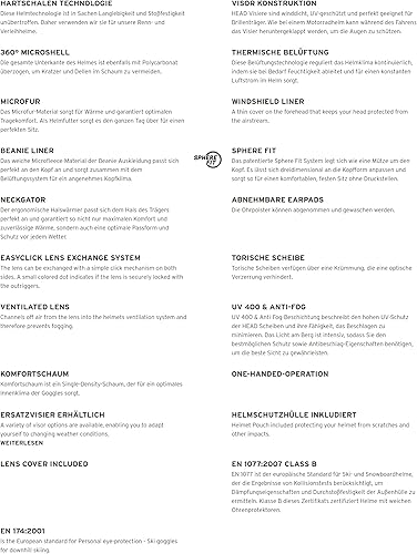 Head Cinema Pro Visier Helm Anthracite 24/25 | XL/XXL 60-63 cm - Ruaus