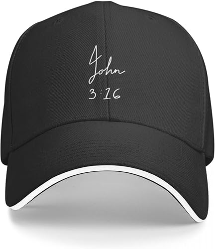 TPDODON Basecap John 3 16 (weiß Text) Strand Ausflug Boonie Gentleman Schaum Party Männer Frauen - Ruaus