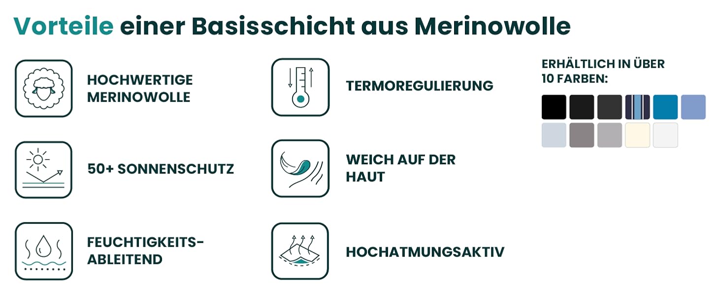 Vorteile einer Basisschicht aus Merinowolle