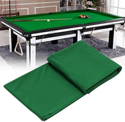 POHOVE Professionelle Billardtischdecke, Billardtuch, Billardtisch, Filz für acht Bälle, Indoor-Sportspiele, für eine Vielzahl von Spielen, für Snooker, Bars, Clubs, Hotels, 340 x 145 cm - Ruaus