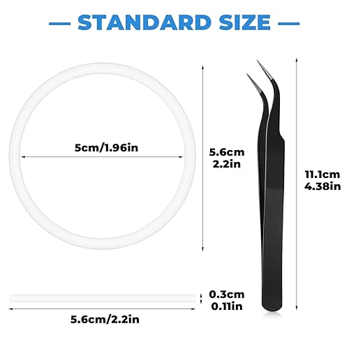 6 Stück Ersatzdichtungsset für Trinkflasche Innendurchmesser 5cm Silikon Dichtungs Ersatz mit Pinzette Isolierbecher Thermobecher für Kaffeebecher Ersatzdeckel - Ruaus