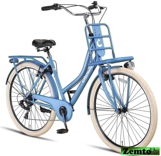 Damen Citybike Altec Berlin 7 Gang 53 cm Ice-blau - Ruaus