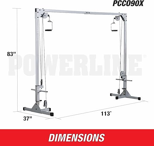Body-Solid GCCO-112X Cable-Crossover Maschine Kabelzugturm Kabelzugbrücke Kraftstation - Ruaus
