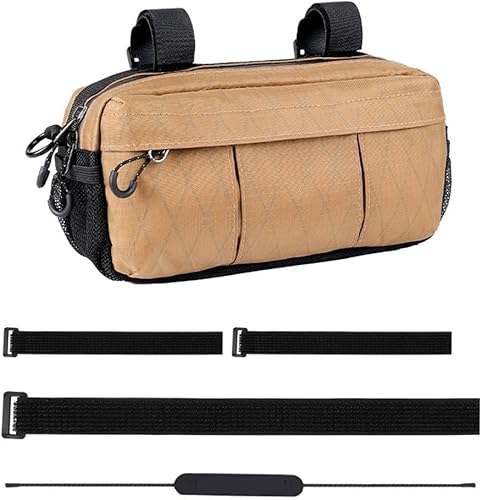 GLOBALHUT Fahrrad-Lenkertasche, wasserdichte Mountainbike-Vordertasche, Aufbewahrungstasche für Rennräder, E-Bikes, Pendler, Abenteuerfahrer - Ruaus