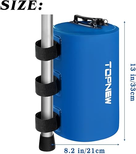 Topnew Baldachin Wassergewichtsbeutel, 79,4 kg Wasserzelt-Gewichte-Set mit 4 Beingewichten für Pop-Up-Baldachin, Vordächer, Zelt, Pavillon, Blau - Ruaus